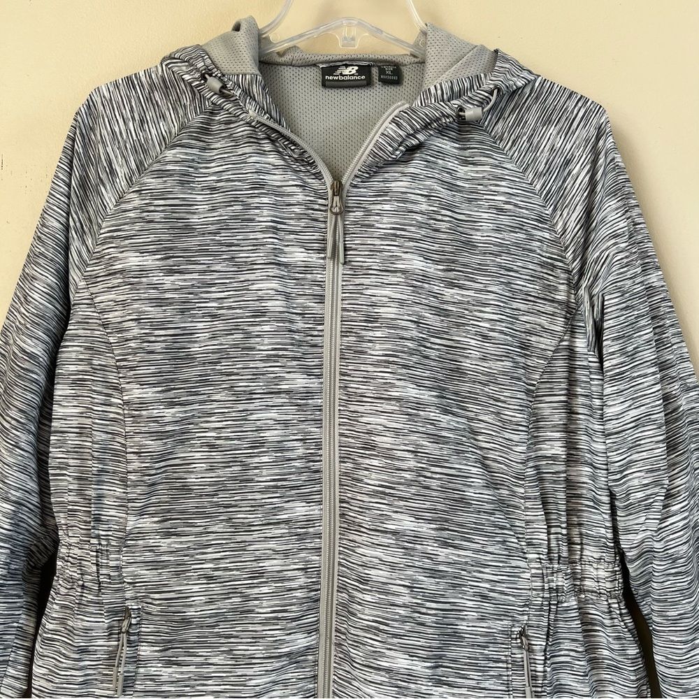 New Balance Space-Dye Hooded Full-Zip Performance Jacket Size XL - Picture 3 of 16